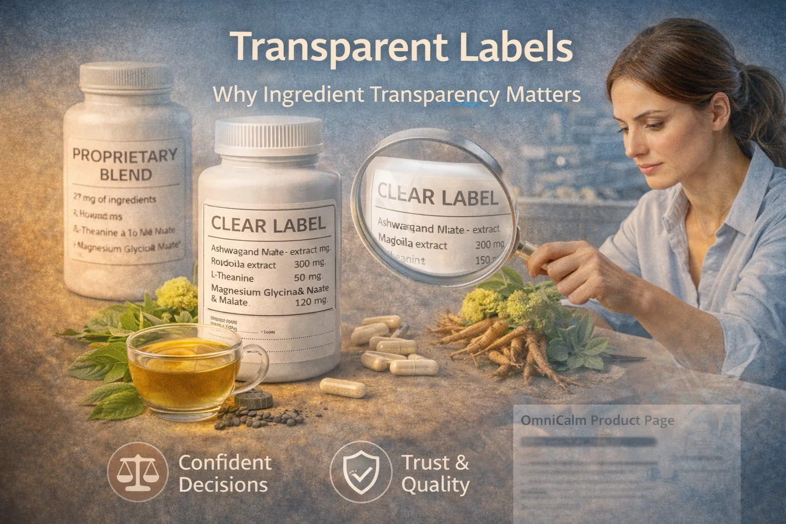 Why Transparent Labels Matter in Cortisol Supplements